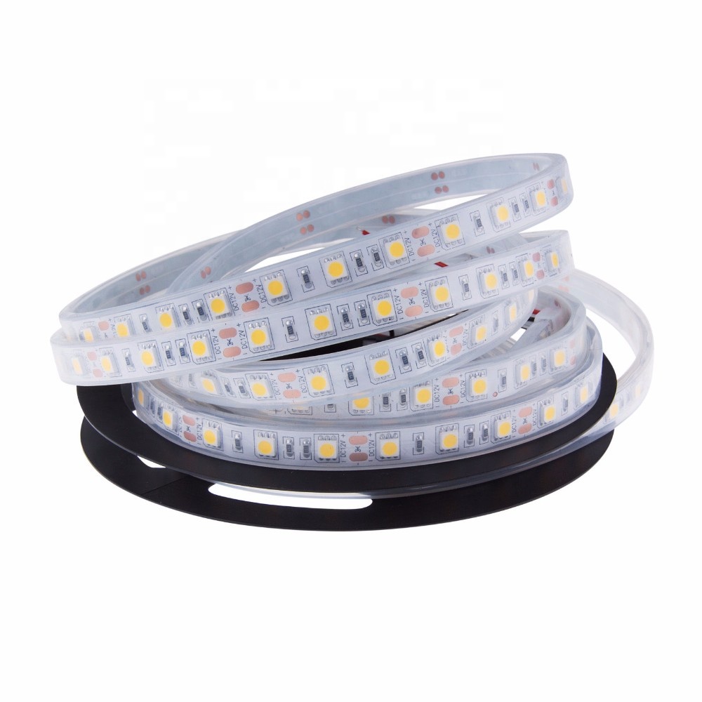 IP68  Waterproof 5050 LED Strip,12V 60LED/M RGB ,Single Color  ,Use Underwater for Swimming Pool,Fish Tank,Bathroom,Outdoors