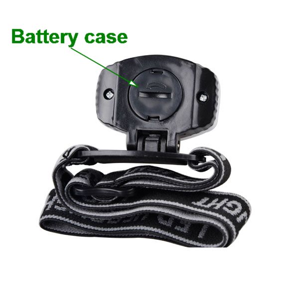 Plastic 3 led CR2032 battery powered mini headlamp