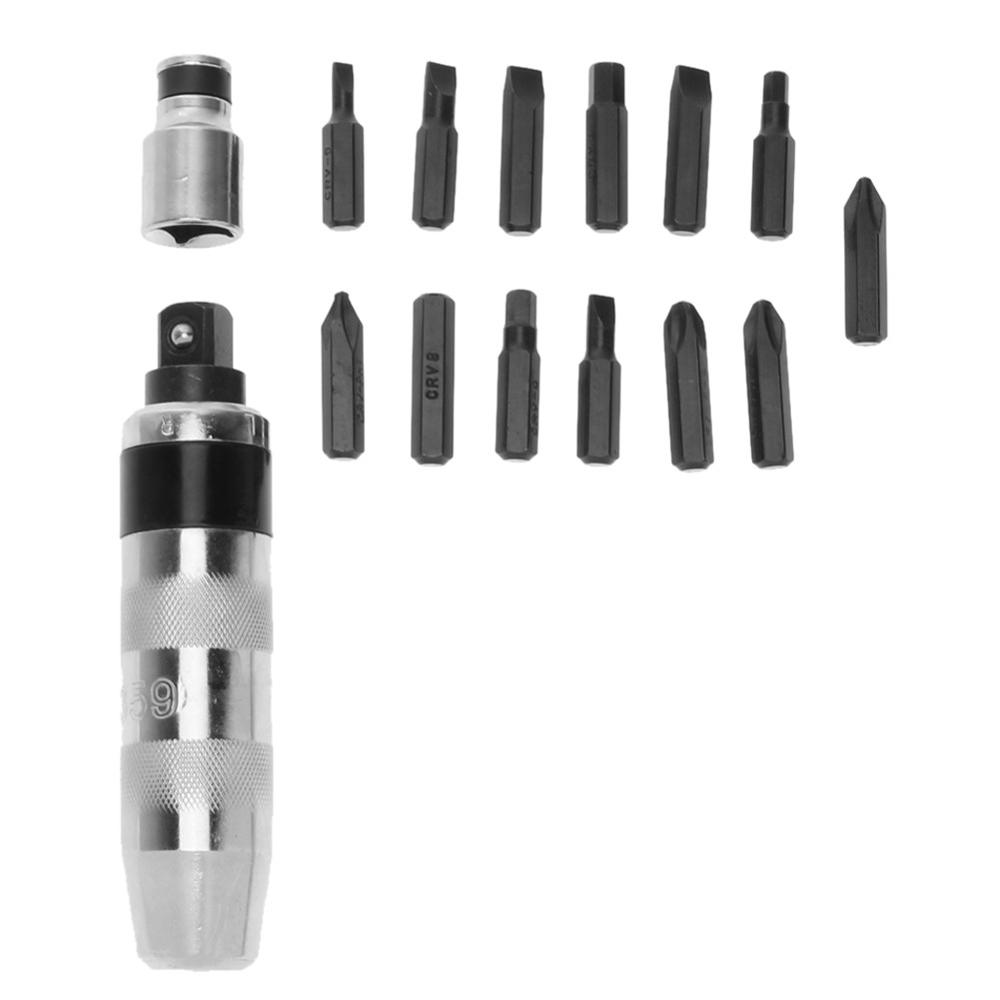 1 Set Chrome-vanadium Steel Impact Screwdriver Set Hand Impact Driver Set