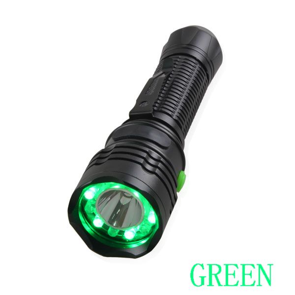 Tactical Aluminum Emeigency Railway signl Flashlight With Magnet Base Signal Lantern