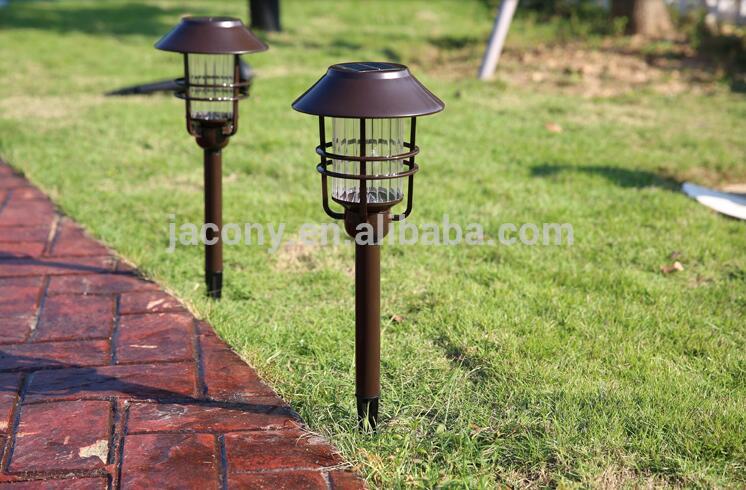 Outdoor garden led waterproof yard stake pathway lamp Stainless steel solar landscape light