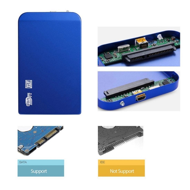 Aluminum usb 3.0 sata external 2.5 hdd enclosure