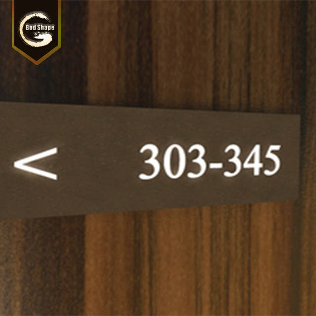 Factory Customer Made Price Metal Office Name Desk Plate Room Number Display Sign