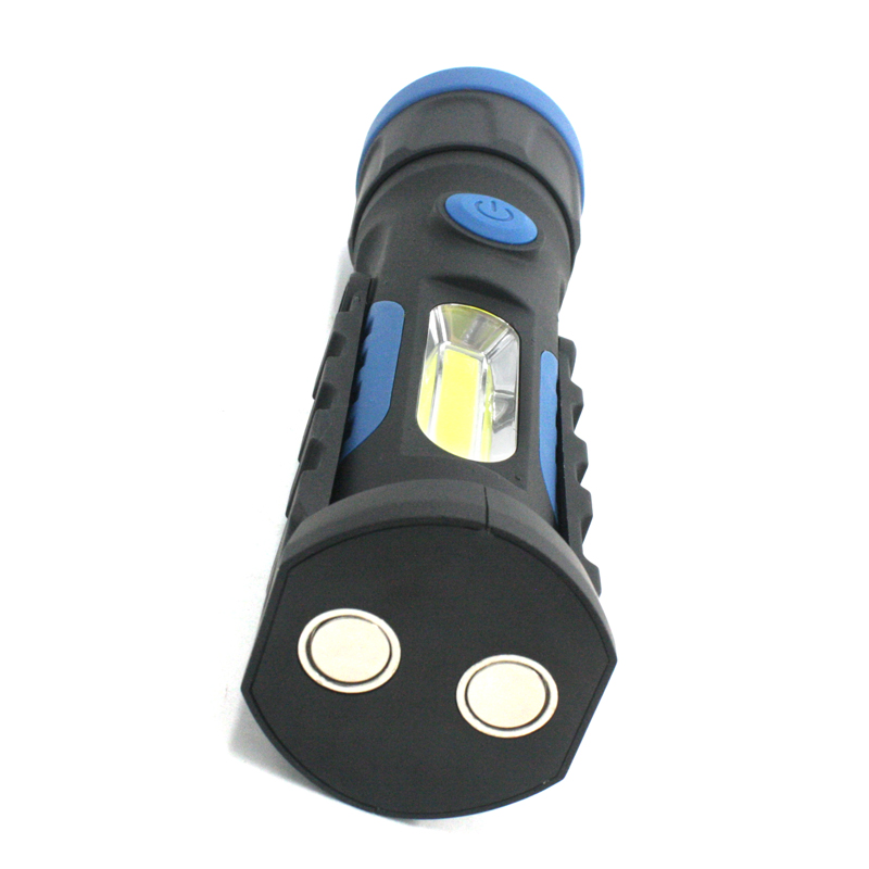 Goldmore 2019 New Rechargeable Magnetic Base COB LED Flashlight Work Light for Car