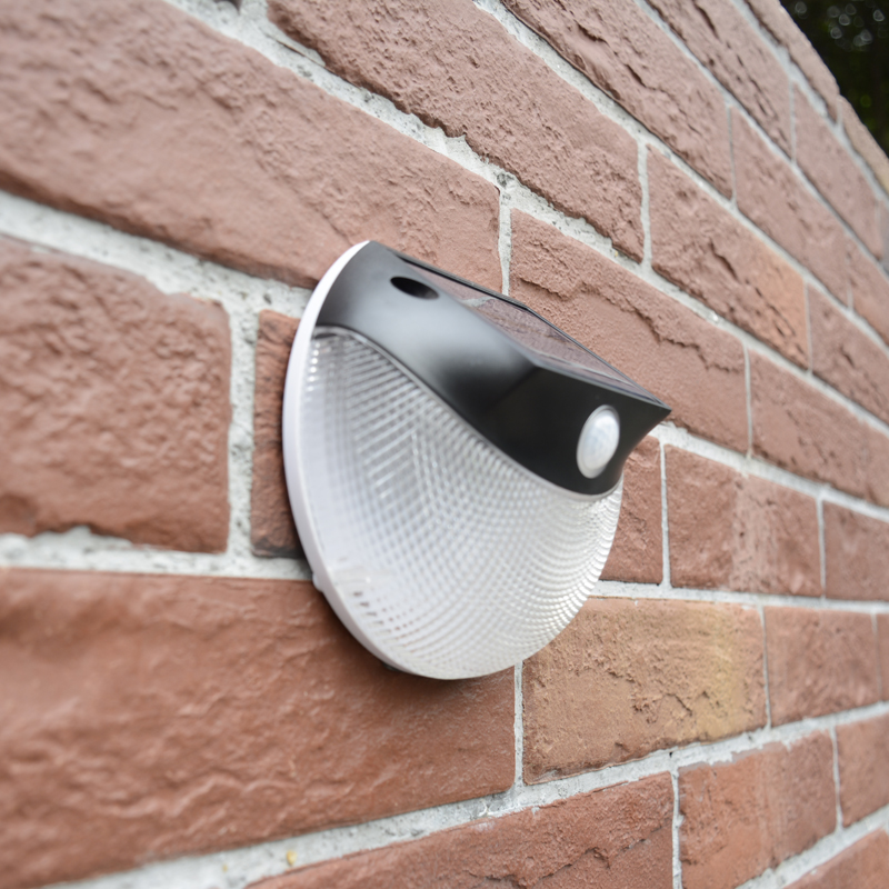 Modern Led Solar Garden Wall Light With Motion Sensor