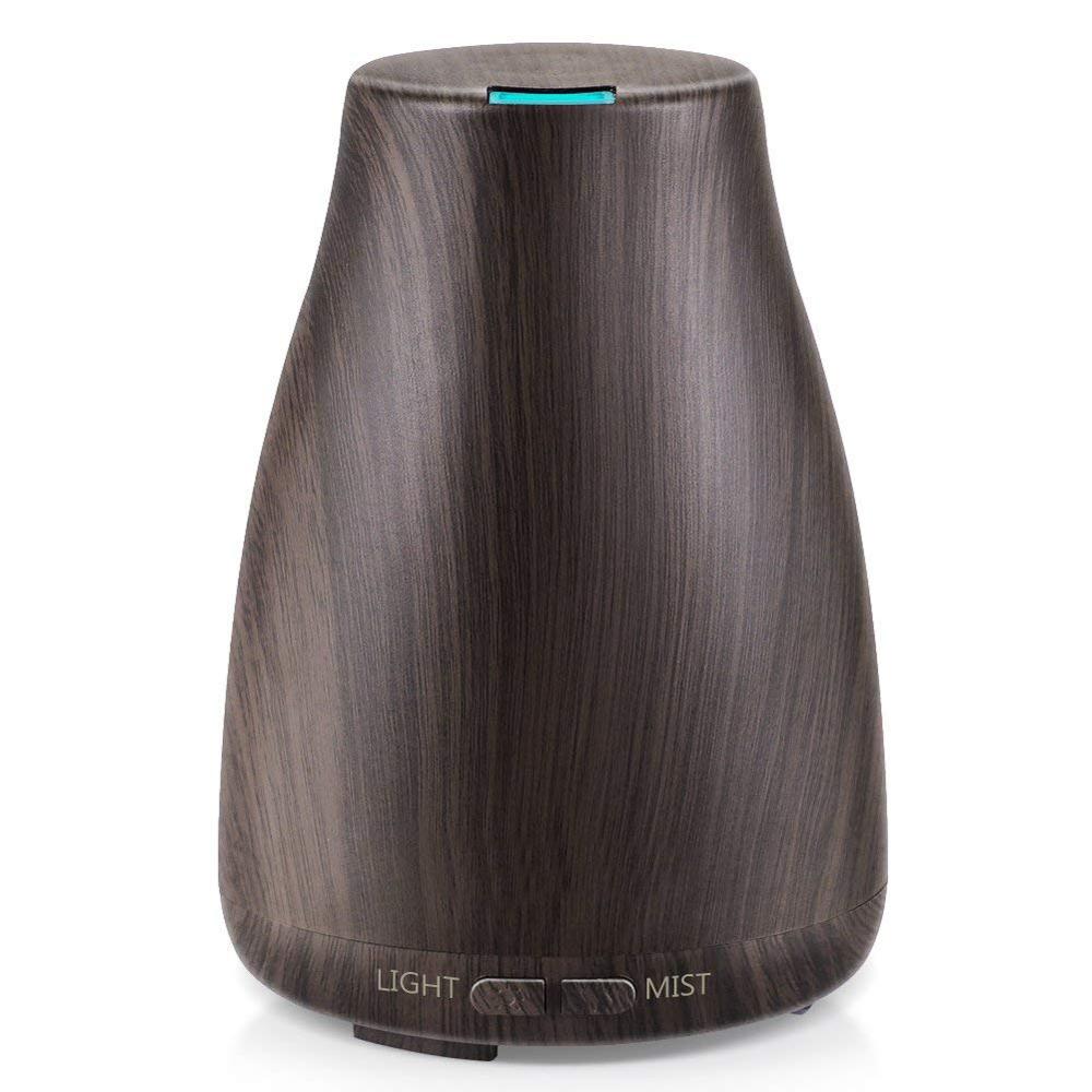 Aroma Diffuser Cool Mist Humidifier with 8 Color LED Lights Changing, Adjustable Mist Mode and Waterless Auto Shut-off for Home