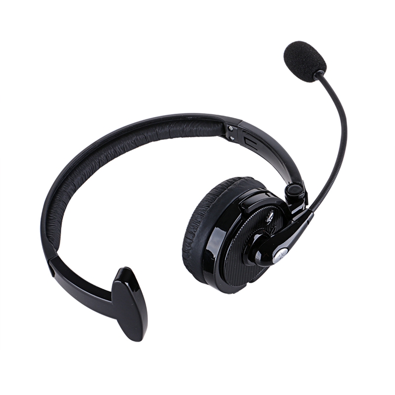 High Quality Mono Wireless Headphones with Microphone, Bluetooth Call center Headset for Truck Driver