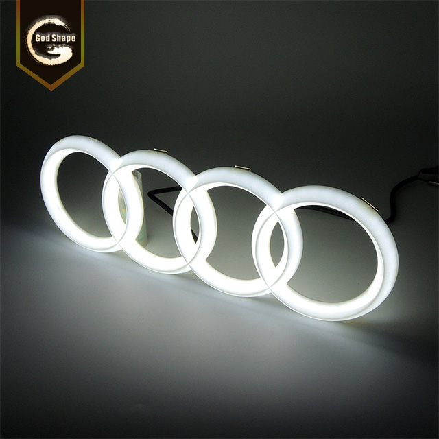 4D 5D Visual LED Car Logo, Car Light for Decoration Sign