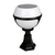 LED rechargeable energy saving ball pillar design Solar waterproof wall light garden Yard Wall Pathway Lamp for fence