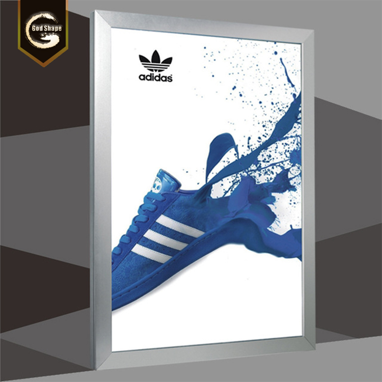 Acrylic crystal snap frame led slim diy light box