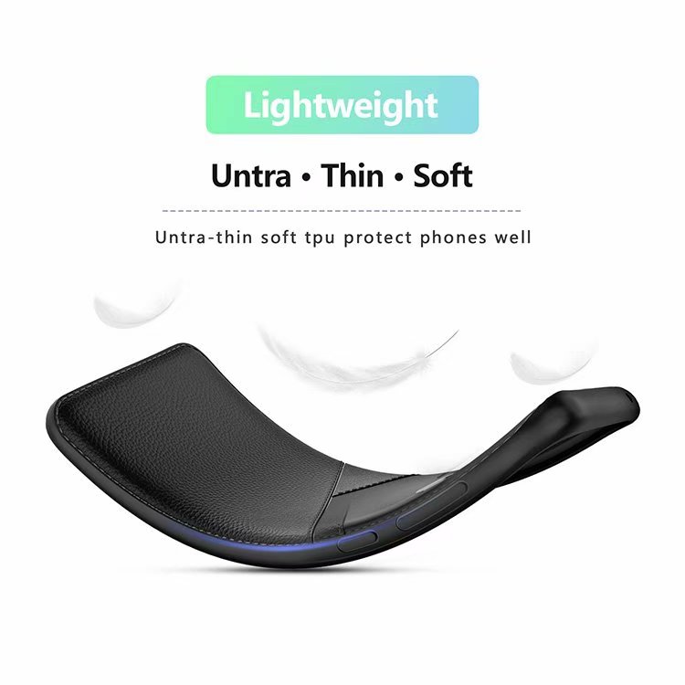 Slim Business Style Leather Pattern Case for Samsung Galaxy A30 Soft TPU Cover