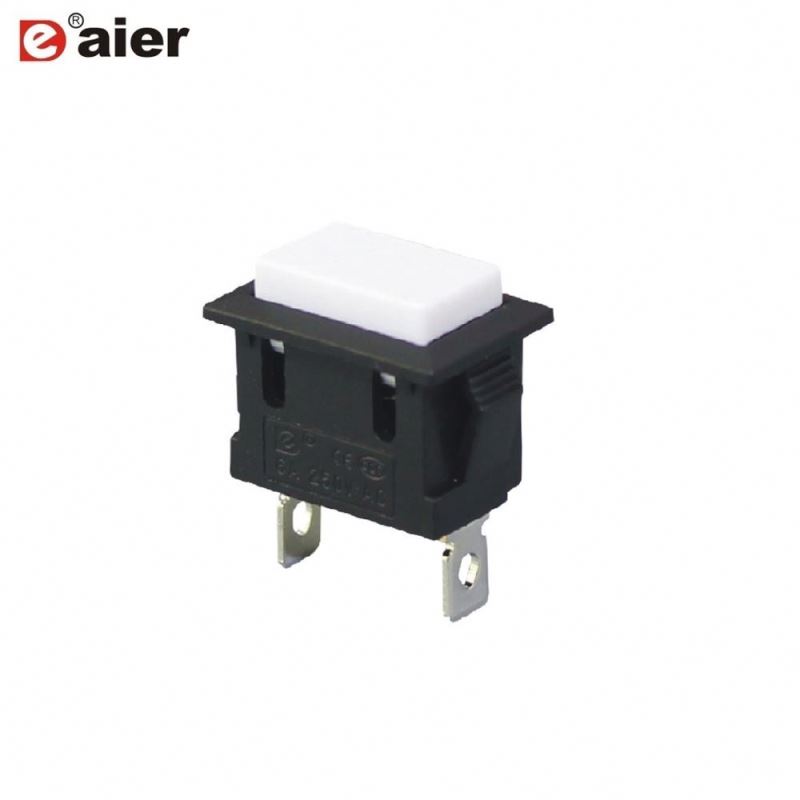 Square SPST ON OFF Electric Push Button Switch