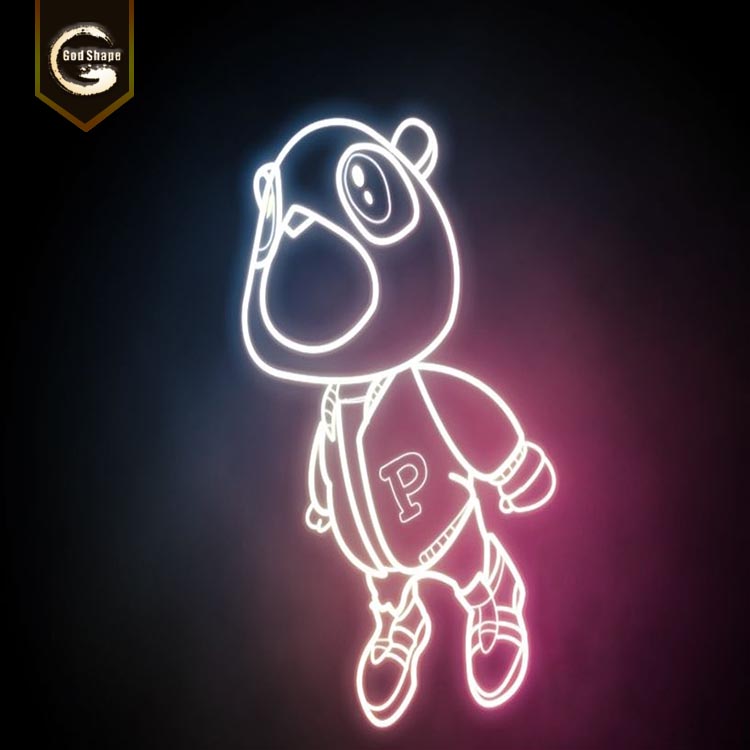 decoration cool free standing  Flamingo indoor neon light Twinkling Lighting Neon Sign