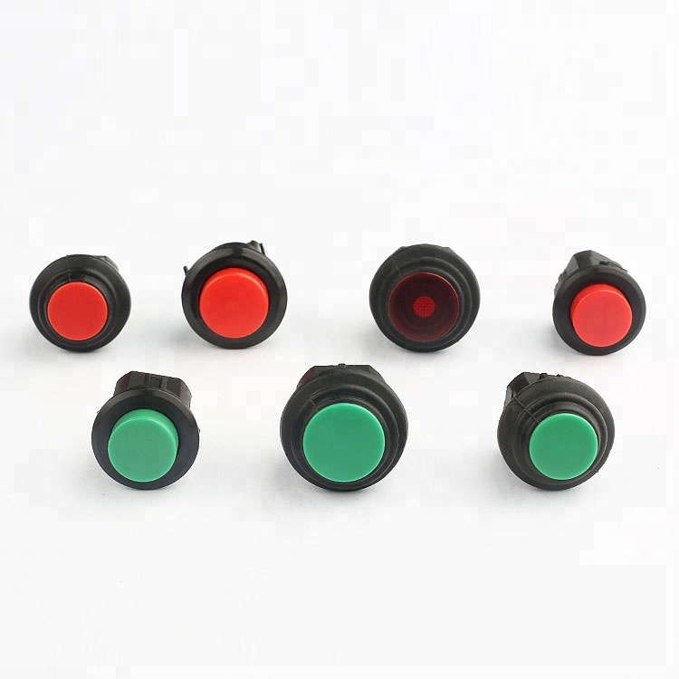 KA6 14mm 2 pin 3A 250V AC  self-locking mini electric push button switch