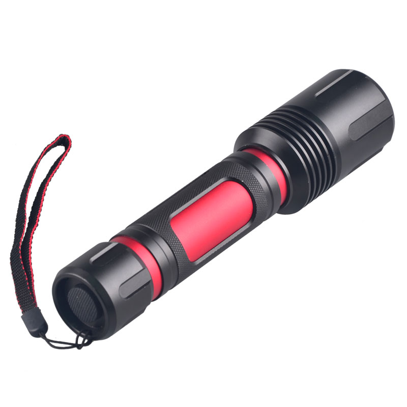 High 2000 Lumen FlashLight Zoom 10W XHP50 Led Torch Rechargeable Flashlight