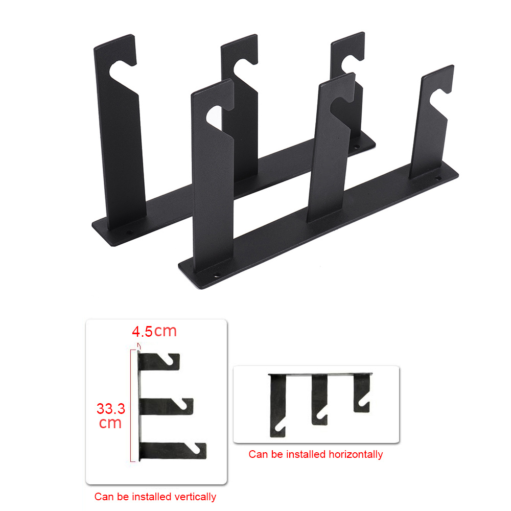 Photo Studio 3 Roller Wall Mount Manual Control Background Support Elevator Including Tri-fold Hooks Expansion Sticks Chains