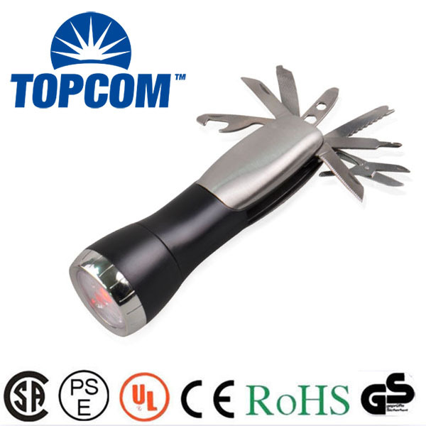 Tool Knife Type Multi-Functional Outdoor Tools Flashlight