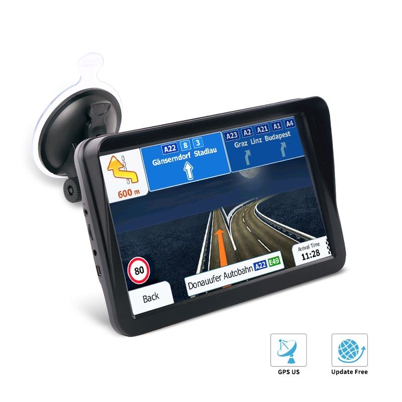 9inch 256MB.8G HD capacitive screen portable GPS navigator with son visor