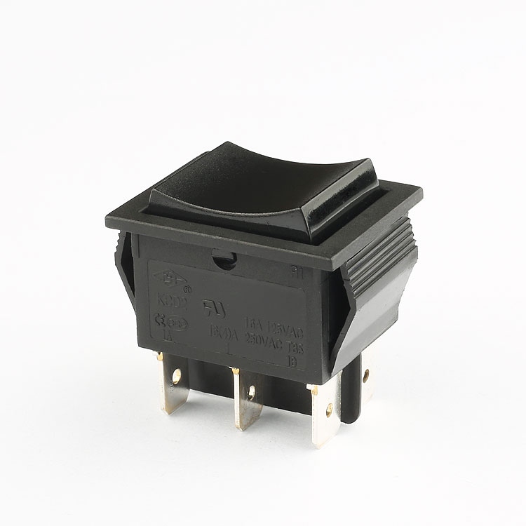 Black on off on illuminated ps8a ip67 rocker switch