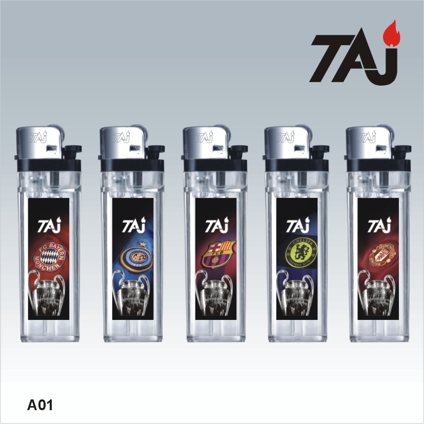 TAJ Brand disposable flint lighter for sale