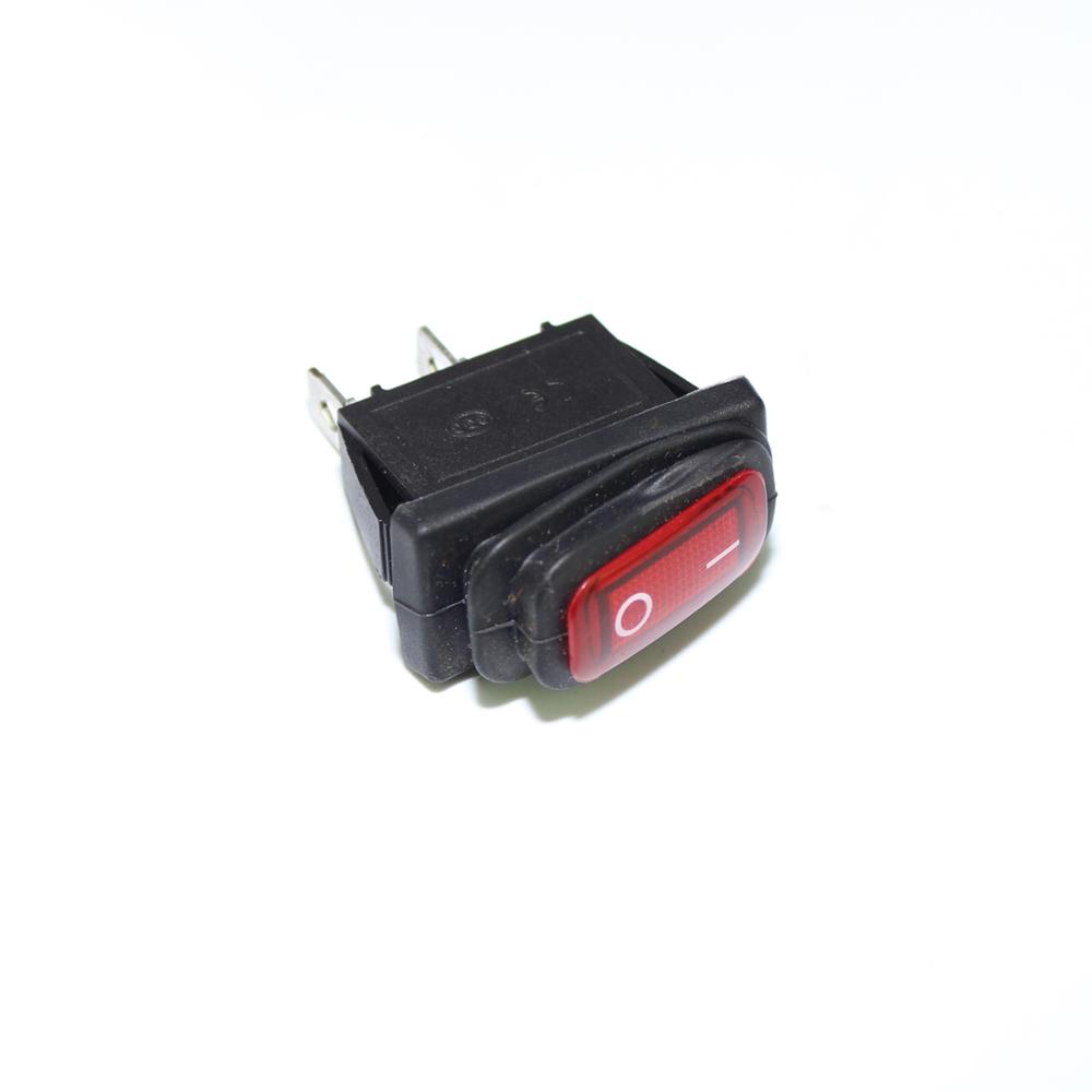 KCD3-101W ON-OFF 2PIN SPST Red Waterproof Rocker Switch 15A 250V