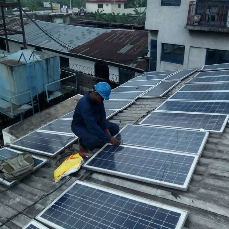 Hengda  3 phase off grid 100kw 150kw 180kw solar panel system with good battery 480Vac Output