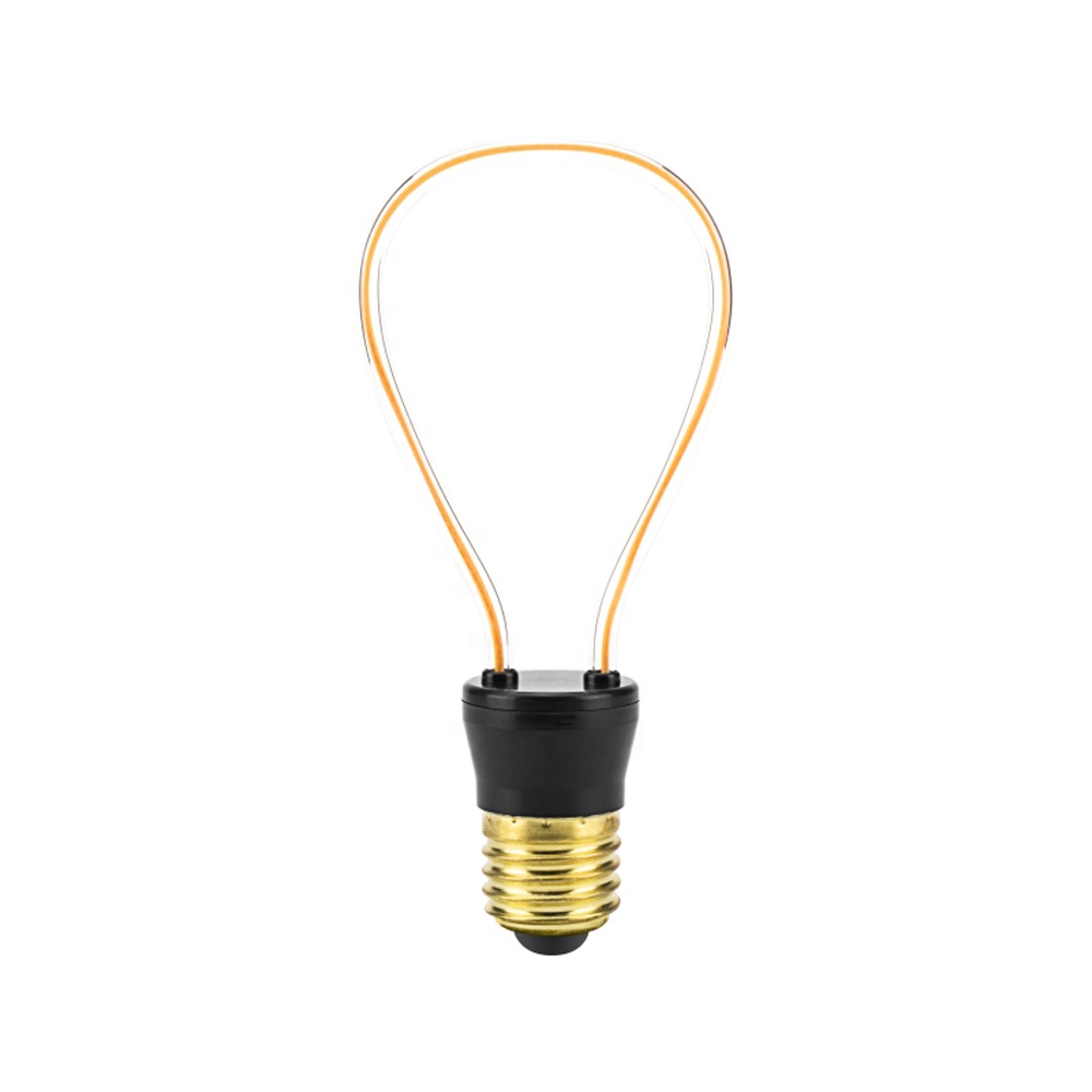 LED light Bulb Special Shape Curved soft filament Lamp edison Led Bulbs