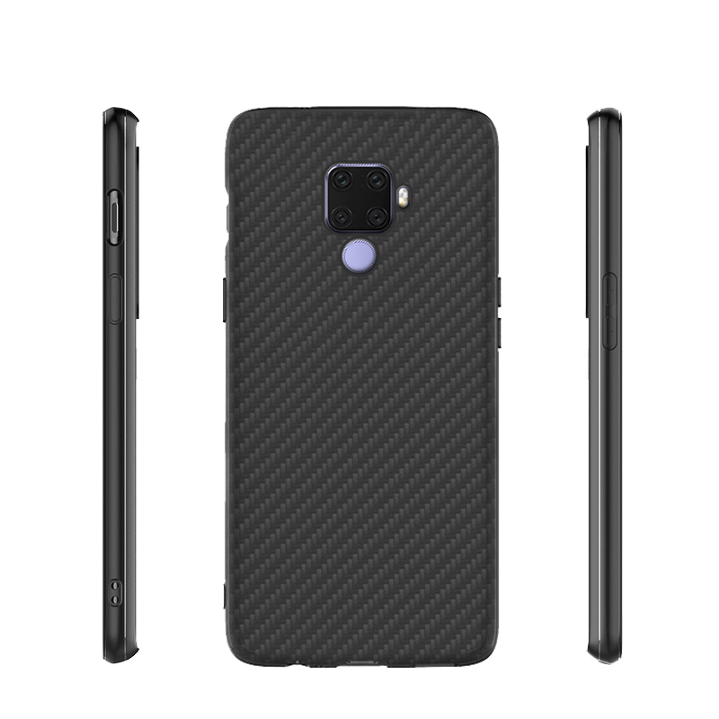 Premium Carbon Fiber  Case Full Sides Protective Shell Back shockproof Cover Design For Huawei Nova 5i Pro