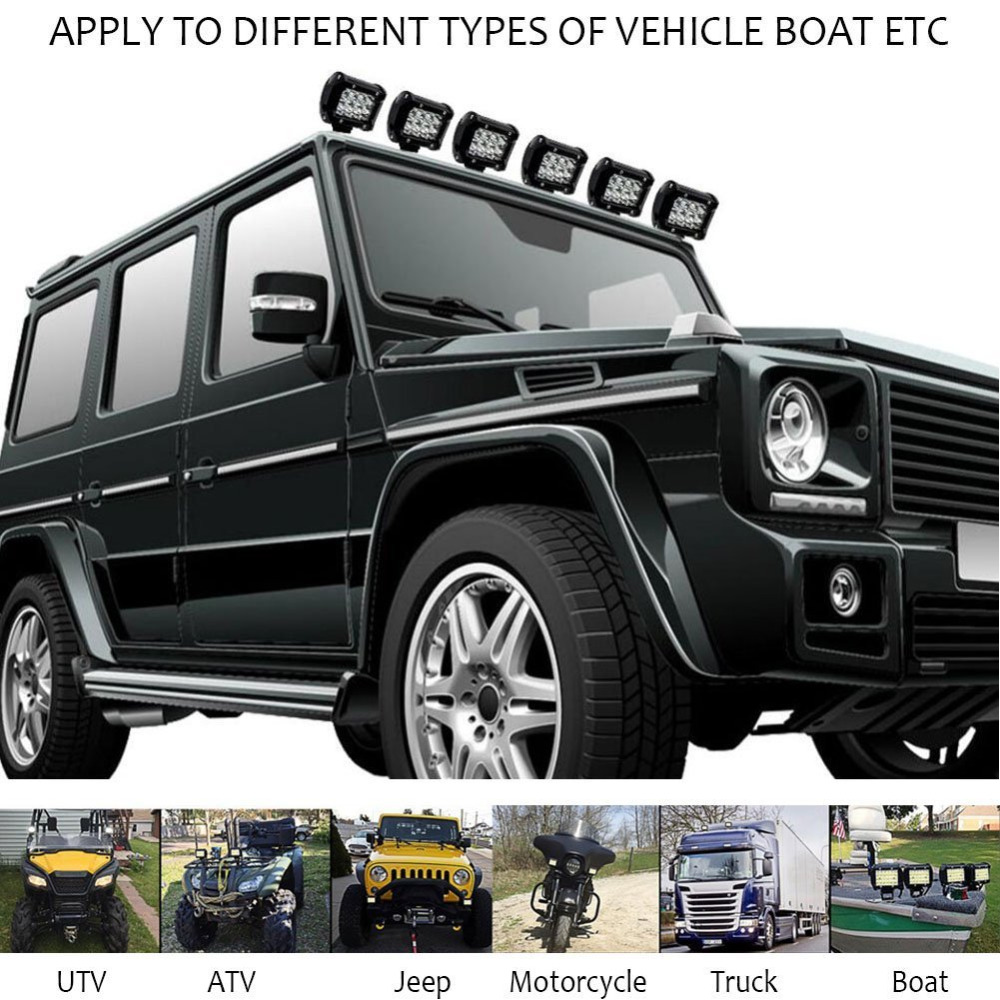 LED Bar 4 Inch 70W LED Work Light Bar Motorcycle barra for Offroad Car 4x4 led Light bar For Truck Boat SUV ATV 12V 24V