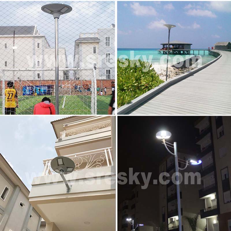 Waterproof wholesale solar outdoor led ufo module garden light