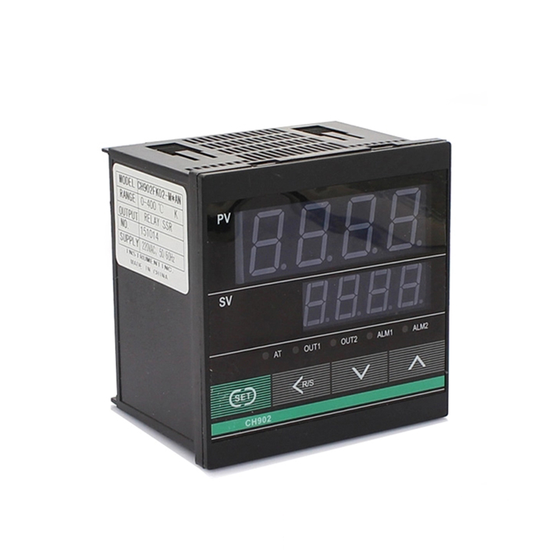 CH902 Dual Output SSR and Relay Two Relay Output LCD Digital PID Intelligent Temperature Controller Digital Thermostat