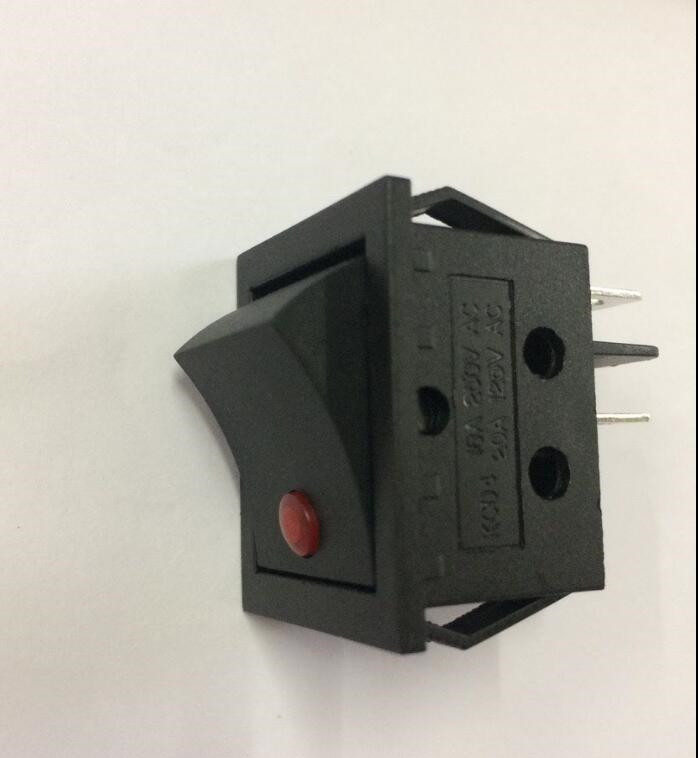 KCD2 4PON-OFF Single Pole 15A 250V  Rocker Switch With Solder Terminal