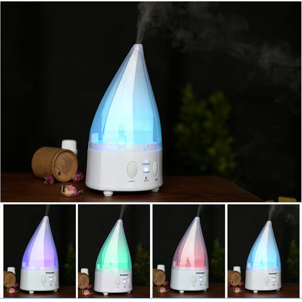 Silent Ultrasonic Aromatherapy Diffuser with LED Changing Color Lights