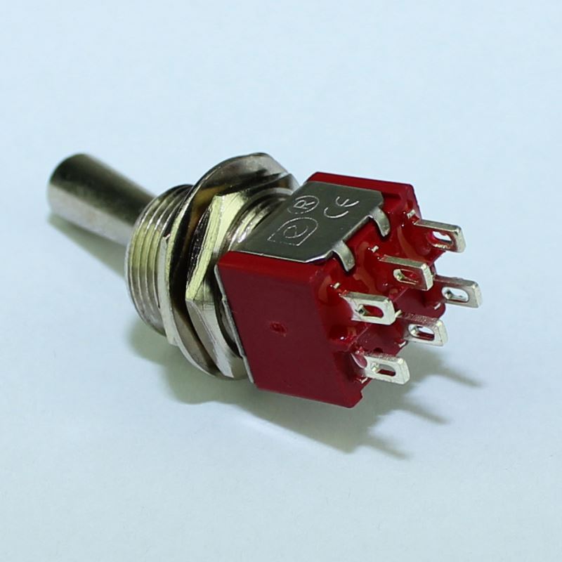 4 pole double throw toggle switch
