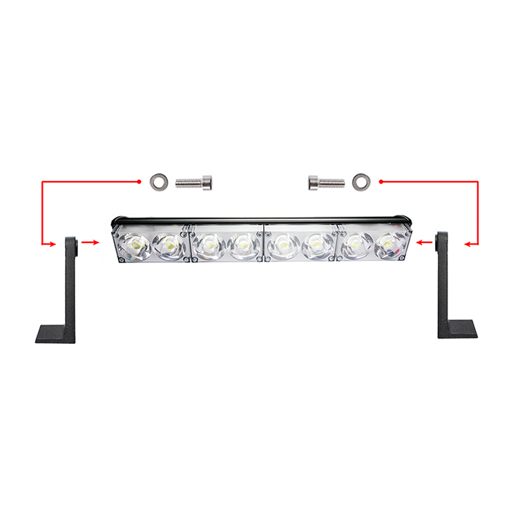 160W White Offroad 4x4 truck roof top light bar