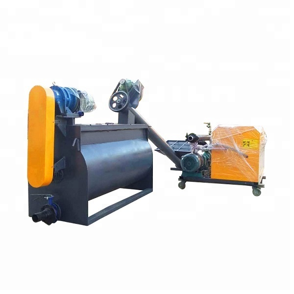 Light weight foam concrete block mixing machine