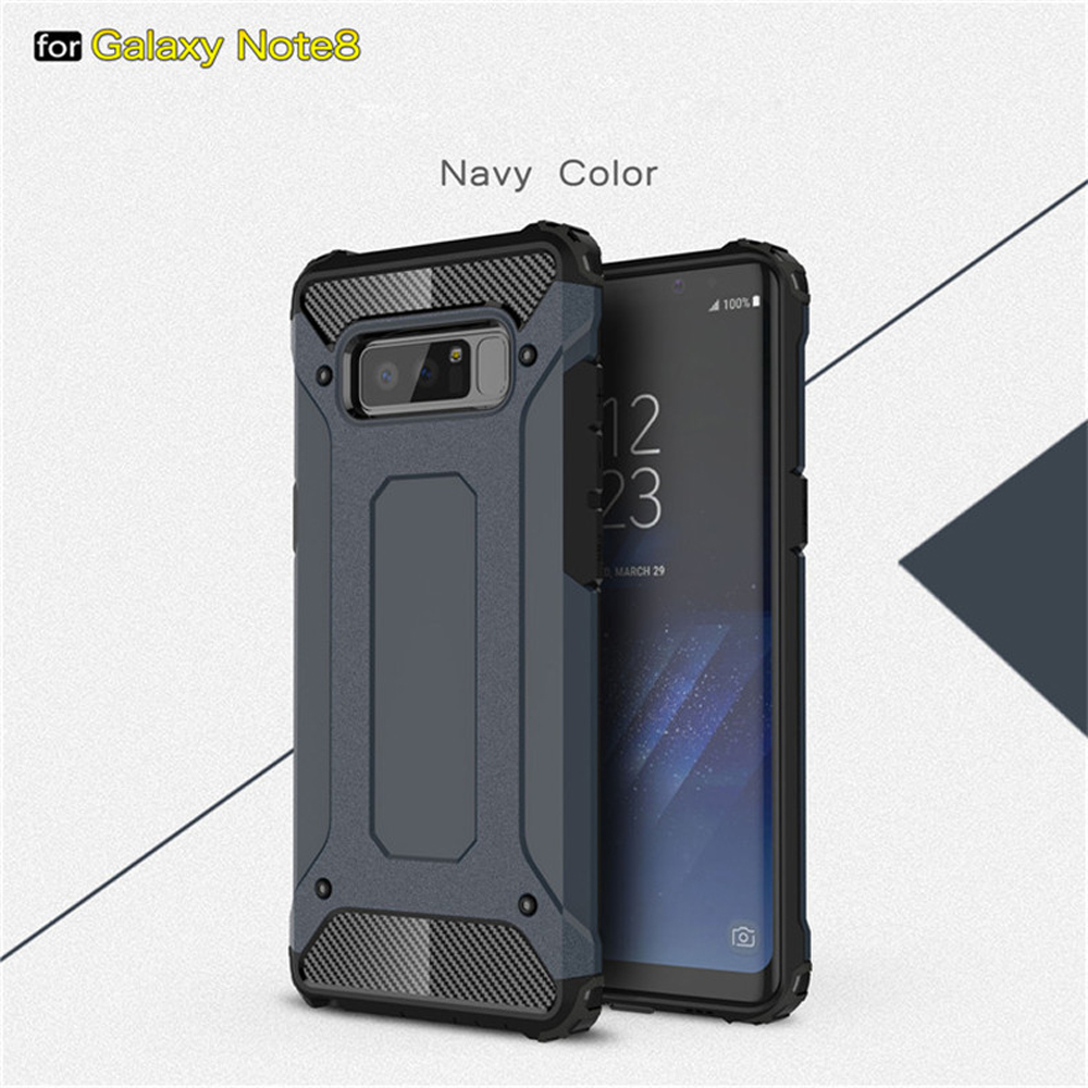 PC+TPU 2in1 shockproof  Armor Hard case For Samsung galaxy Note 8