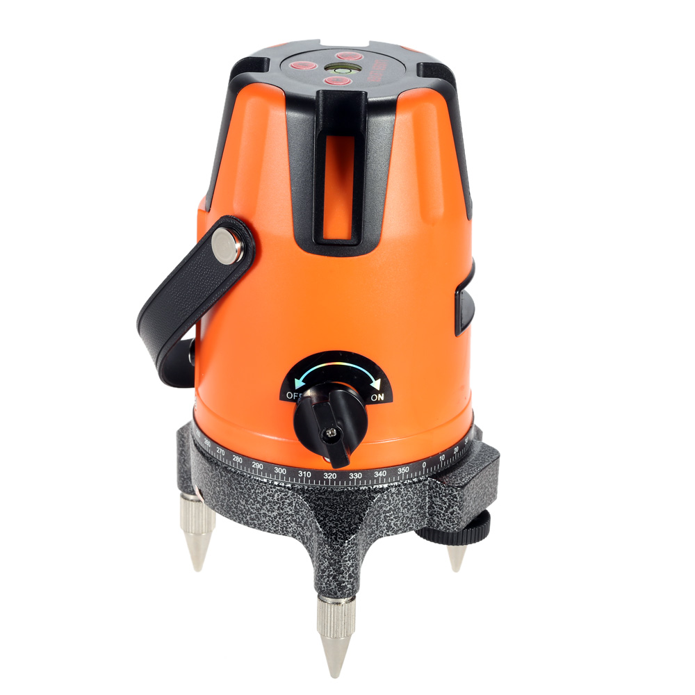 3 Lines Professional Laser Dumpy Level Horizontal Vertical Automatic Leveling Laser Level Diagnostic-toolwith Protective Glasses