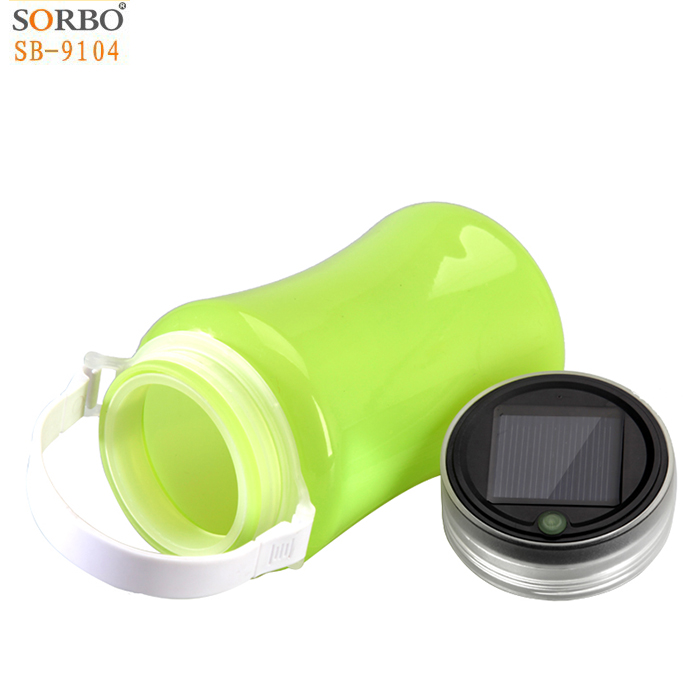 Drifting Bottle for Camping with Solar Rechargeable Lantern