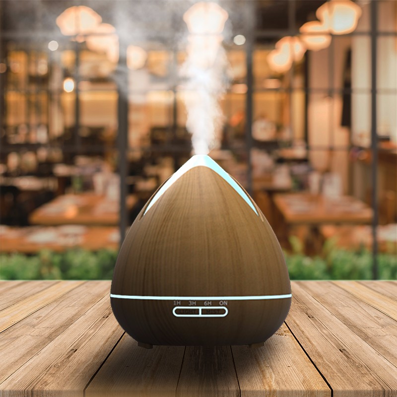 2018 400ML Decorative Lamp Difusers Electric Hanging Oil Wood Aroma Diffuser with CE  certificate