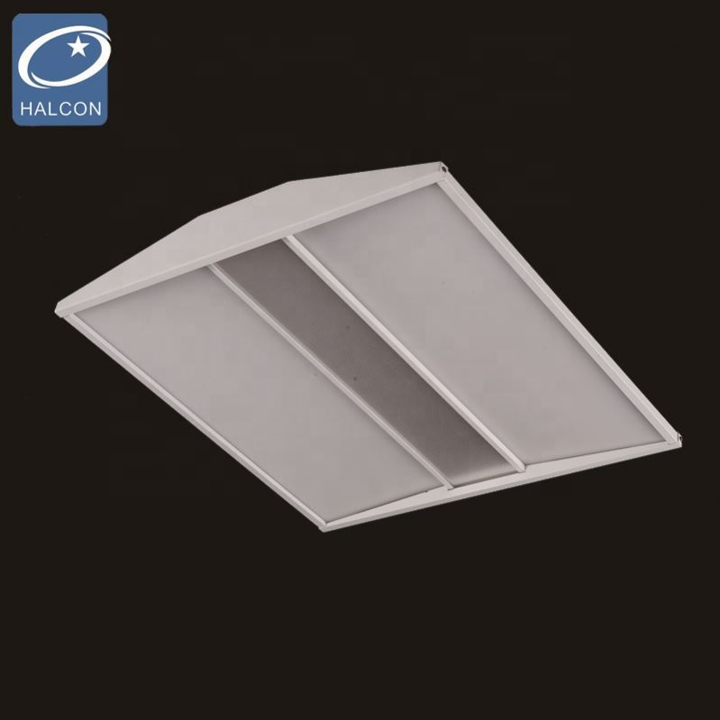 50w 110lm/w led recessed troffer light 2x4 with sensor