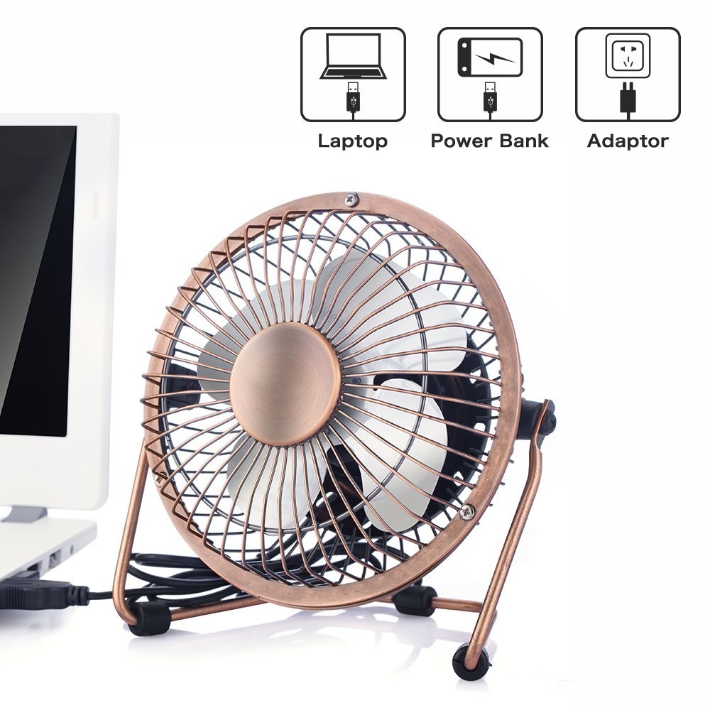 Goldmore Mini Portable Super Mute PC USB Cool Desk Fans for Notebook Laptop