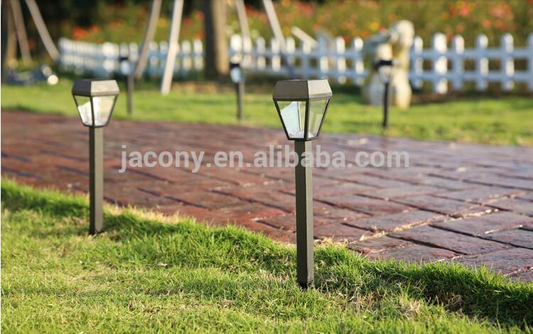 Decorative Auto Sensor Solar LED Garden Path Light for Garden Outdoor Outside landscaping (JL-8555)