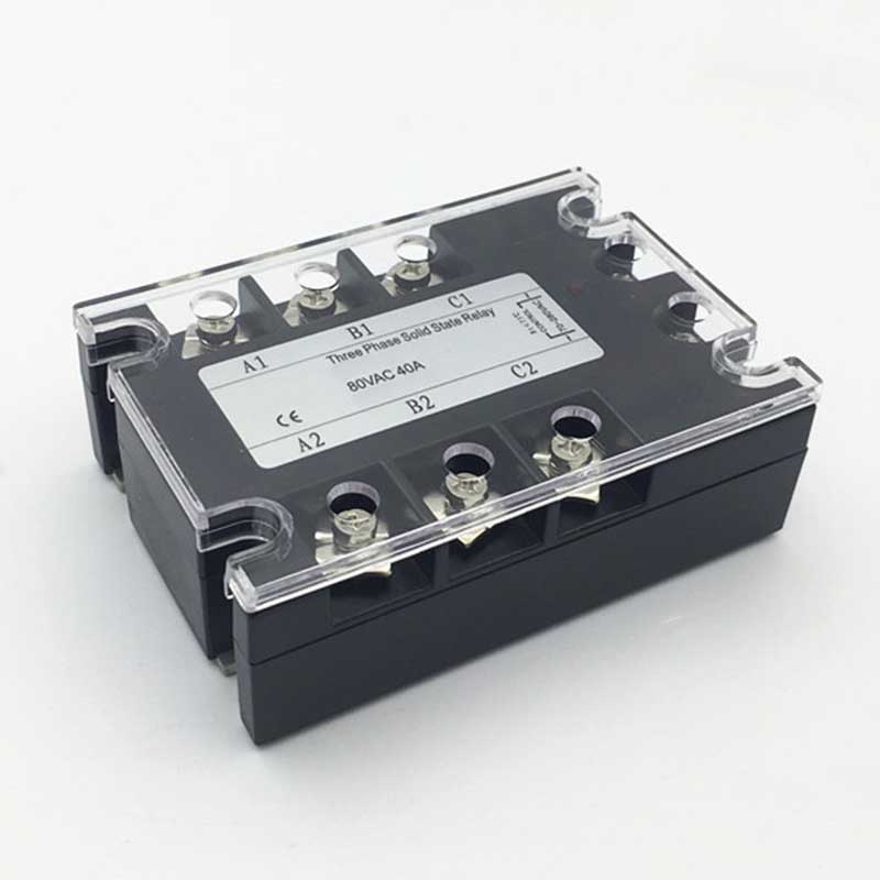 SSR-40AA 40DA DC control AC three phase Solid state relay SSR, Three Phase Solid State Relay