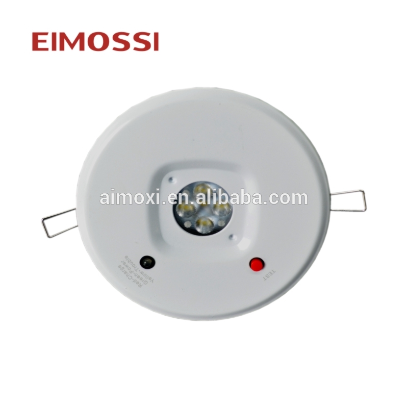 China cold rolled steel emergency lighting led recessed mounted firefighting downlights