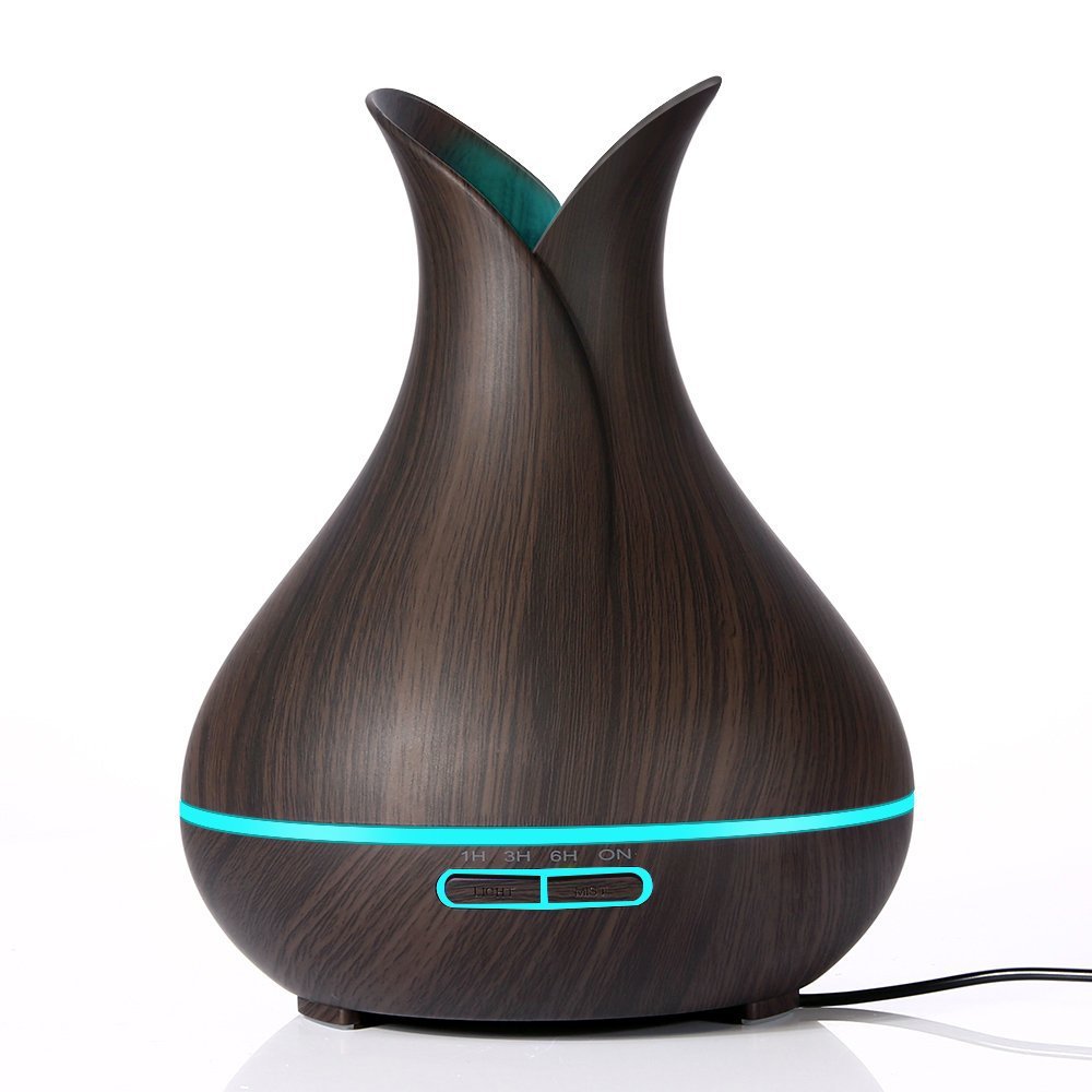 Essential Oil Diffuser 5 In 1 Ultrasonic Aromatherapy Fragrant Oil Vaporizer Humidifier Timer and Auto-Off Safe