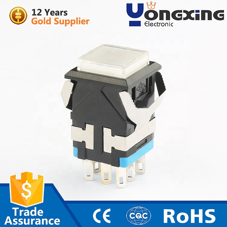 provide samples for free 3a 250v square momentary or alternation push button switch