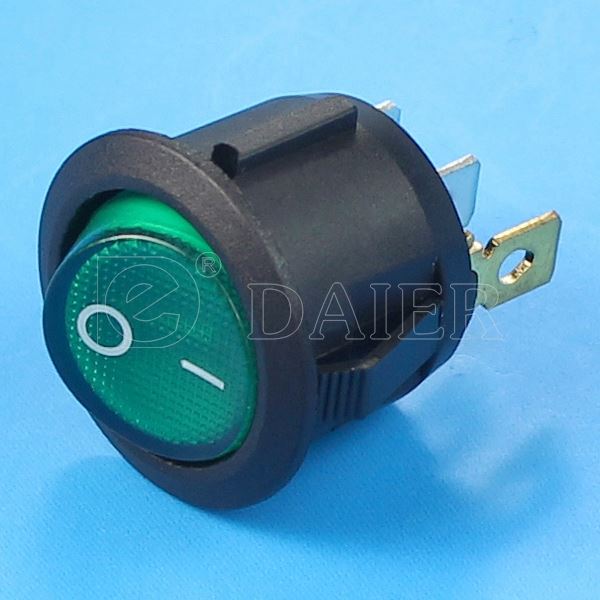 KCD1-5-101N ON OFF 2 Position 3 PINS Rocker Switch