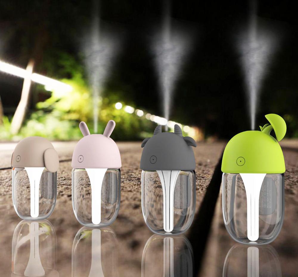 Technology 2019  Purifier Animal Humidifiers Ultrasonic Aroma 200ml Decorative Cool Mist Humidifier for Home