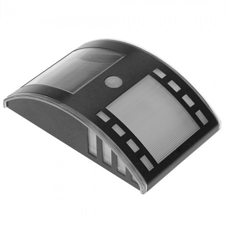 Solar PIR Motion Sensor White 2 SMD2835 1 SMD3014 LED Wall Light Blub Lamp